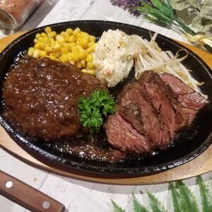 ハラミ&ハンバーグコンボ1